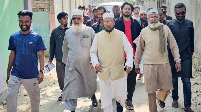  গোয়ালন্দে দাঁড়িপাল্লায় ভোট চেয়ে এডঃ নূরুল ইসলামের গণসংযোগ